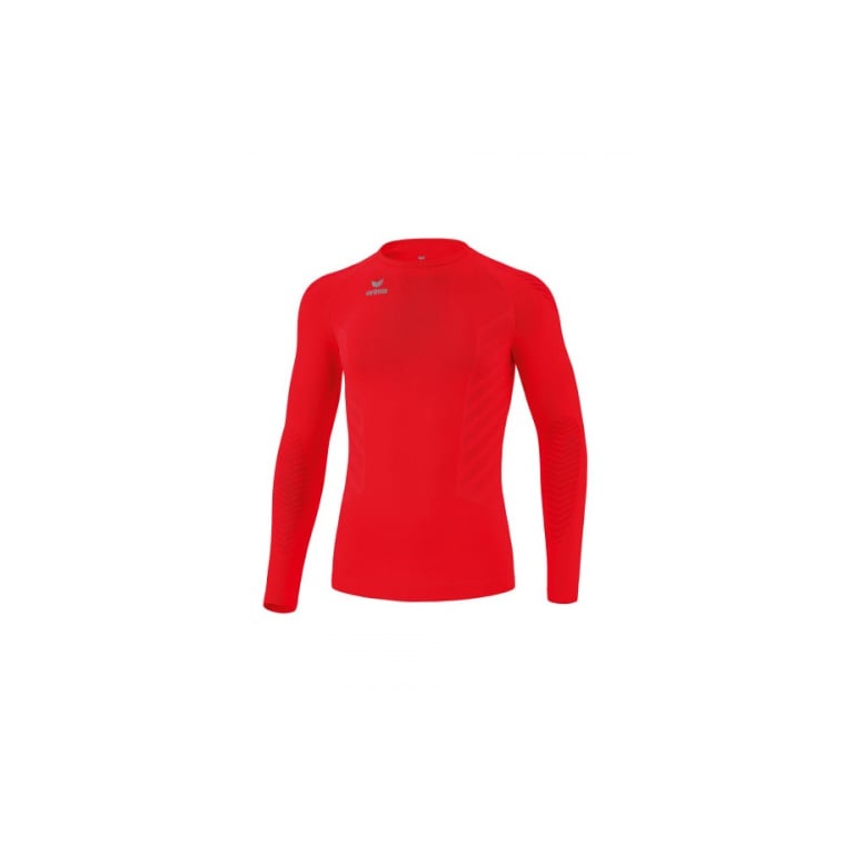 Erima Funktionsunterwäsche Langarmshirt Athletic Rundhals (nahtlos) rot Herren